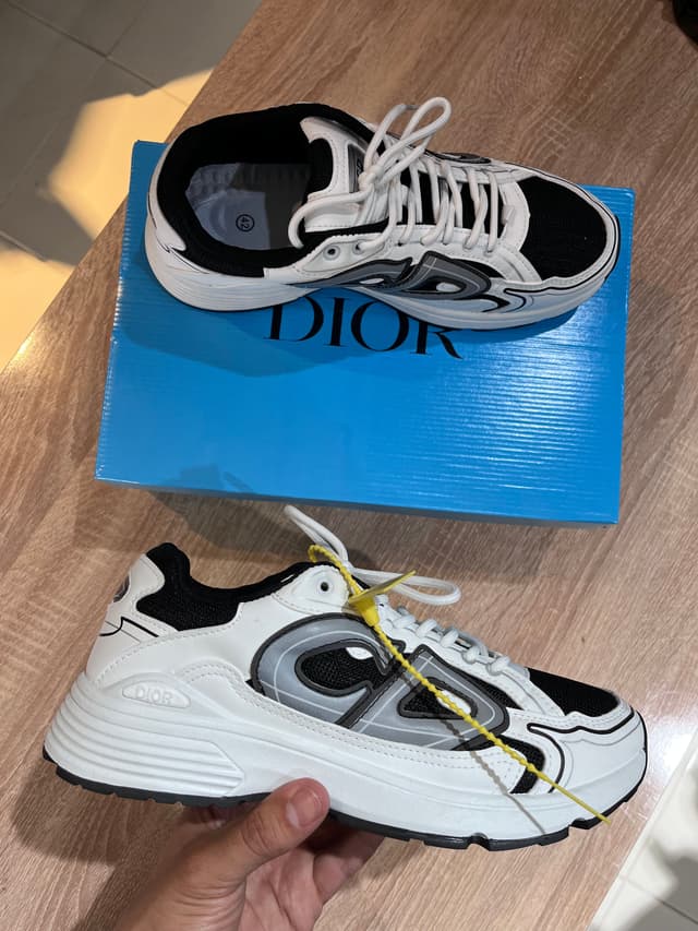 Dior white & black